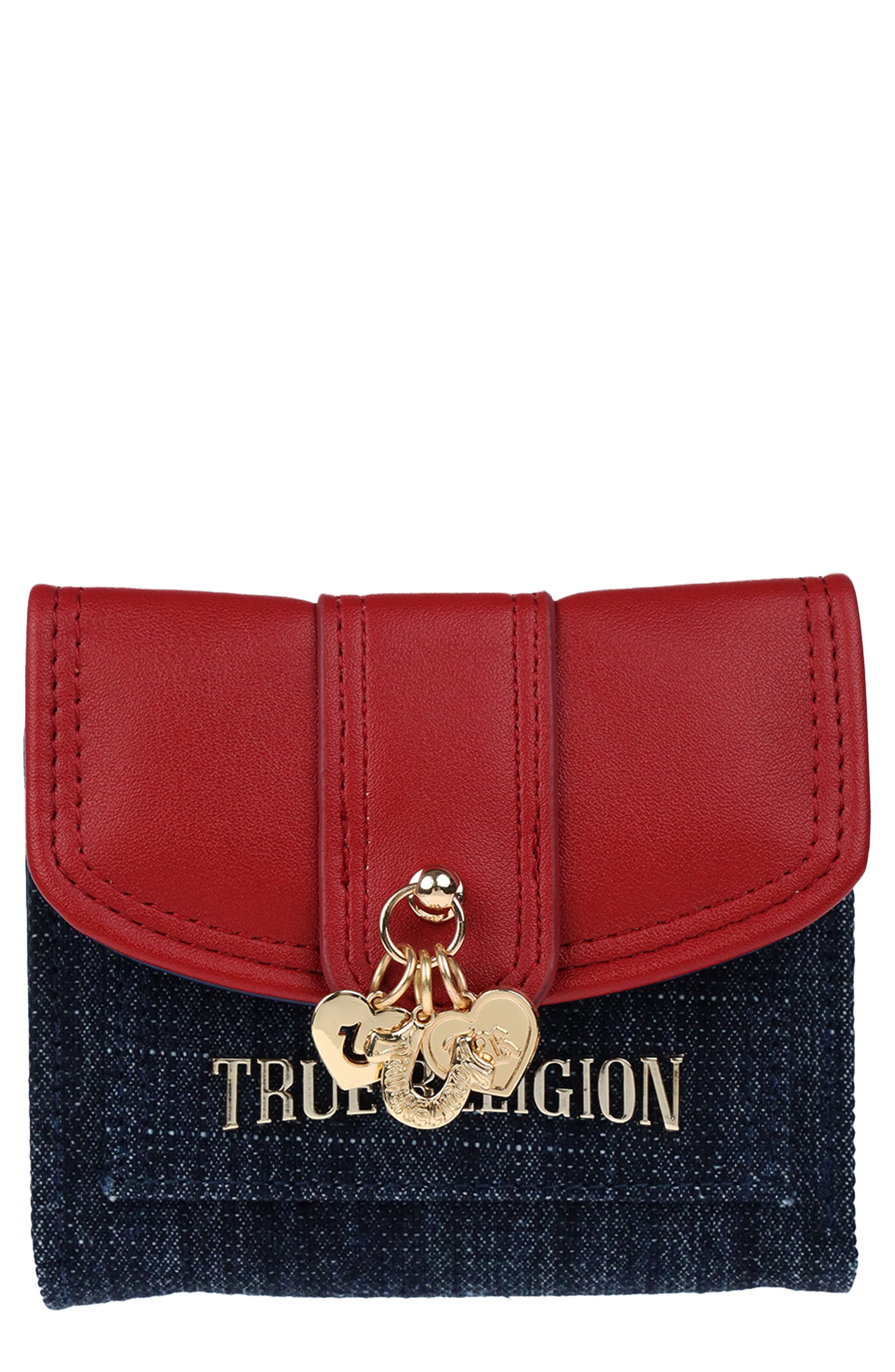 Charm Drop Mixed Media Wallet