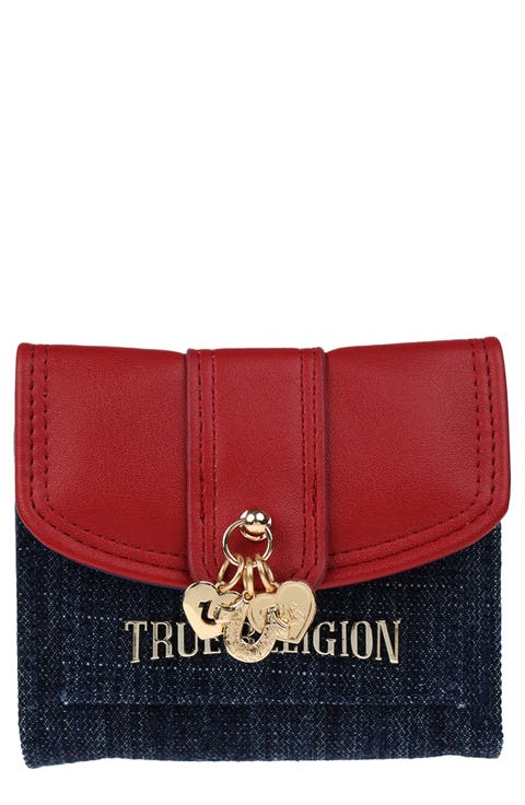 Charm Drop Mixed Media Wallet