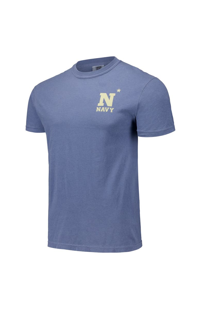 IMAGE ONE Unisex Navy Navy Midshipmen Hyper Local Anchor Stamp T-Shirt, Alternate, color,