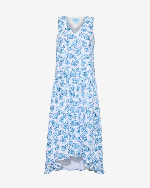 Skipper V-Neck Midi Dress