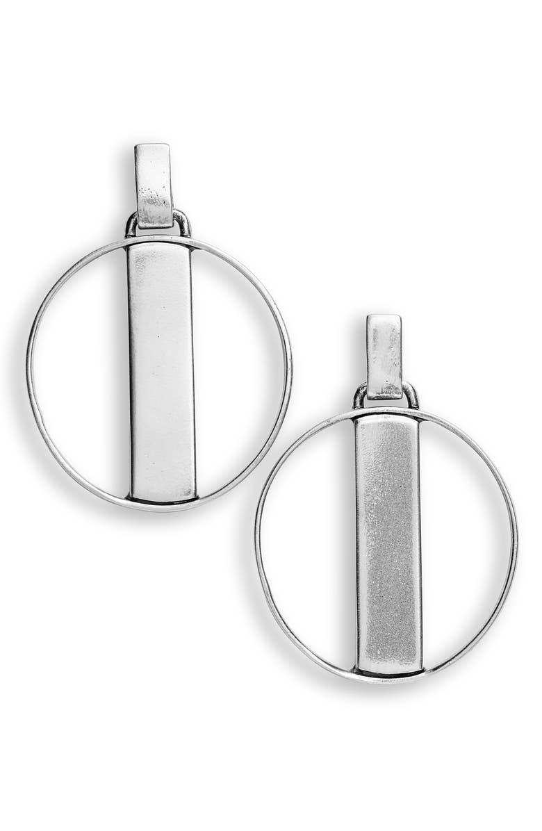 Karine Sultan Statement Hoop Earrings, Main, color, 