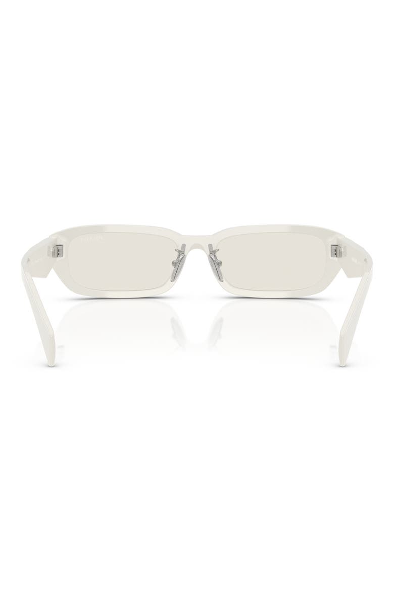 55mm Rectangular Sunglasses, Alternate, color, DUST