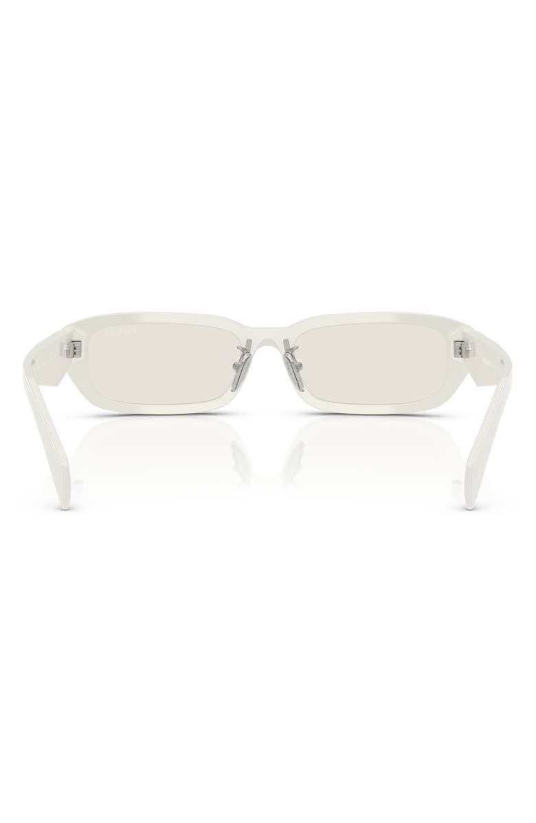 Prada 55mm Rectangular Sunglasses, Alternate, color, 