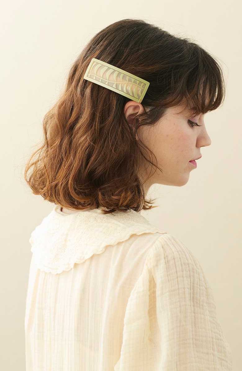 Alexandre de Paris Slender Hair Barrette, Alternate, color, 