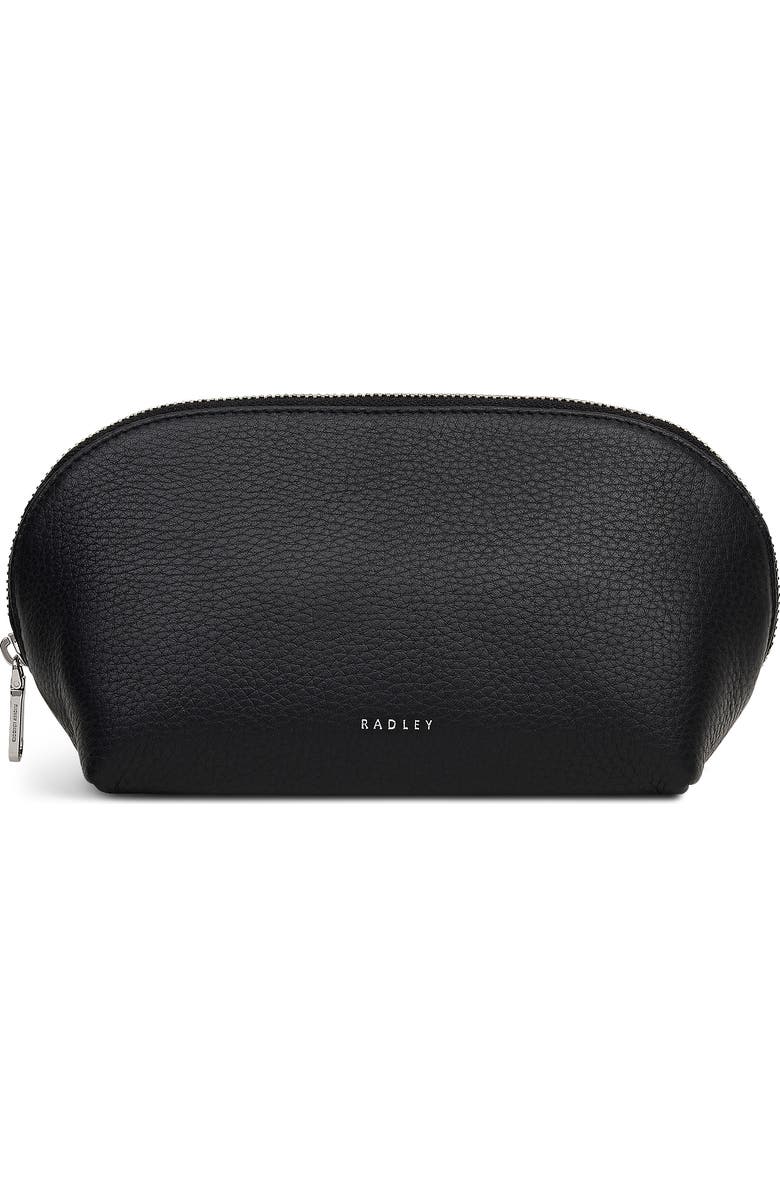 Radley Commute Street Medium Makeup Bag, Main, color, Black