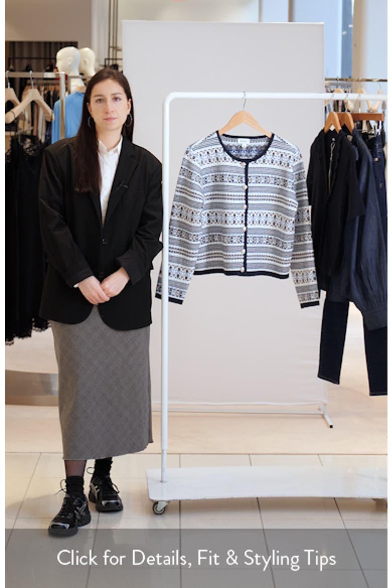 Fair Isle Stripe Cardigan video