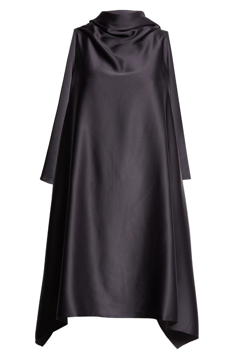 Reiss Atelier Laurence Sleeveless Satin Cape Dress, Alternate, color, 