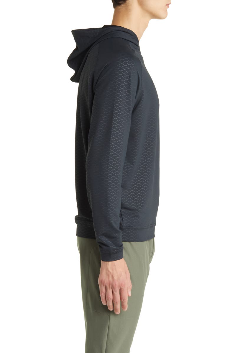 Peter Millar Pine Arrow Print Performance Hoodie, Alternate, color, 