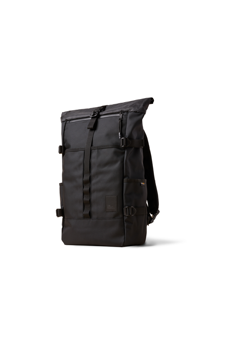 The Brown Buffalo Rolltop Backpack, Alternate, color, Balistic-Black