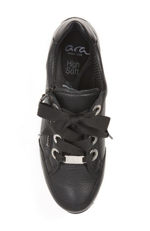 Ara Ollie Lace-up Sneaker In Black