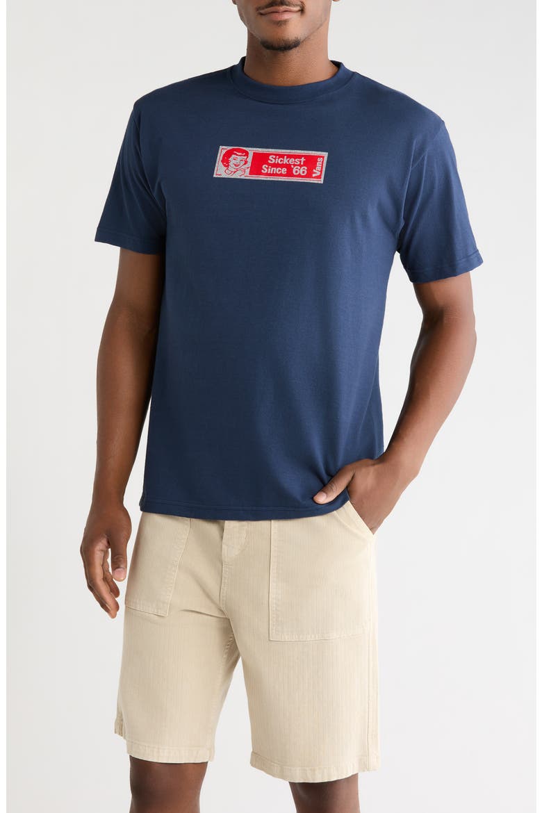 Sickest '66 Cotton Graphic T-Shirt, Main, color, DRESS BLUES