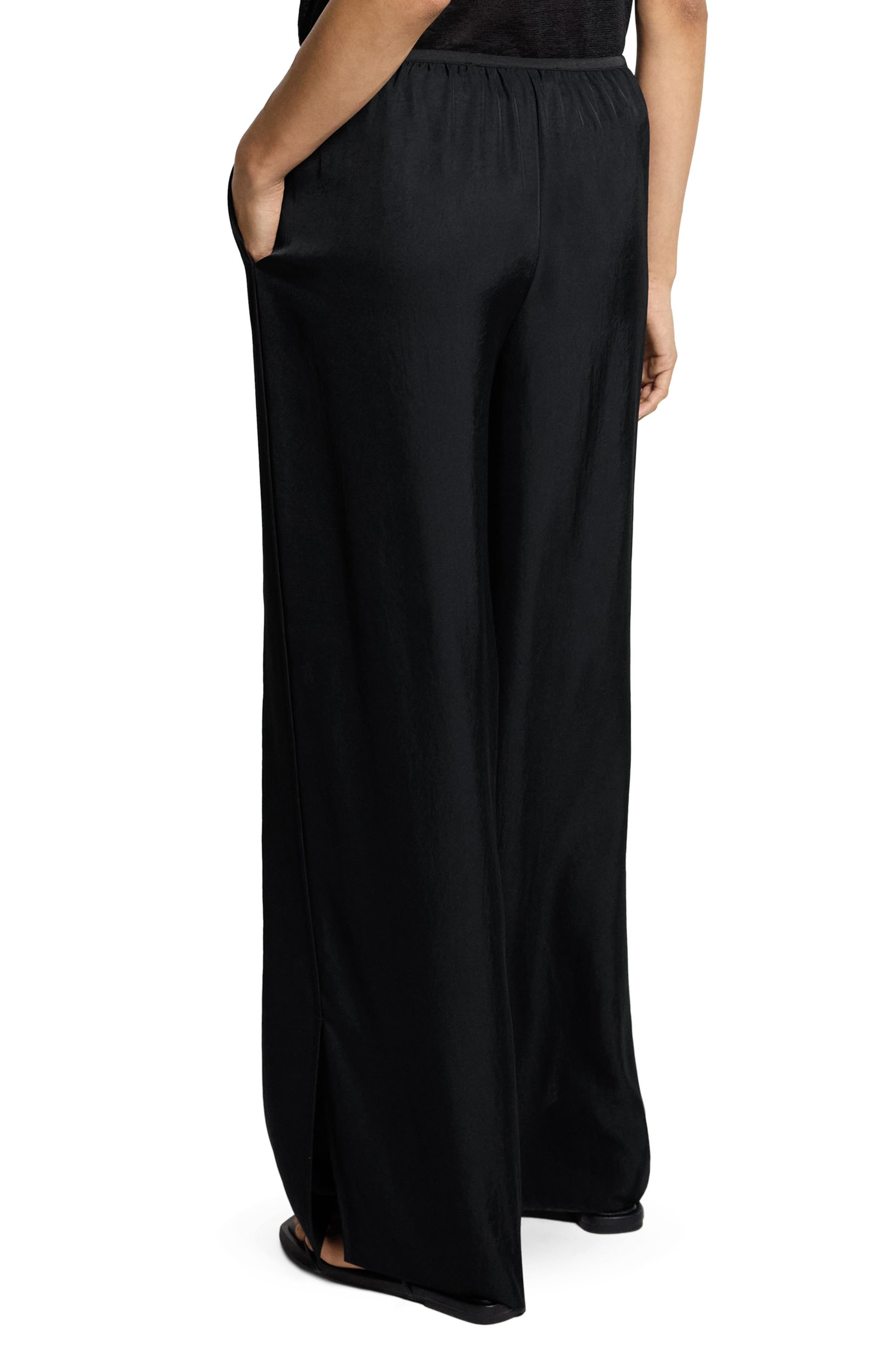 Slit Hem Wide Leg Pants - image 2