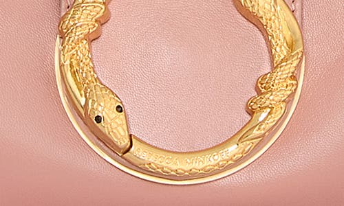 Rebecca Minkoff Snake Ring Leather Shoulder Bag In Romance