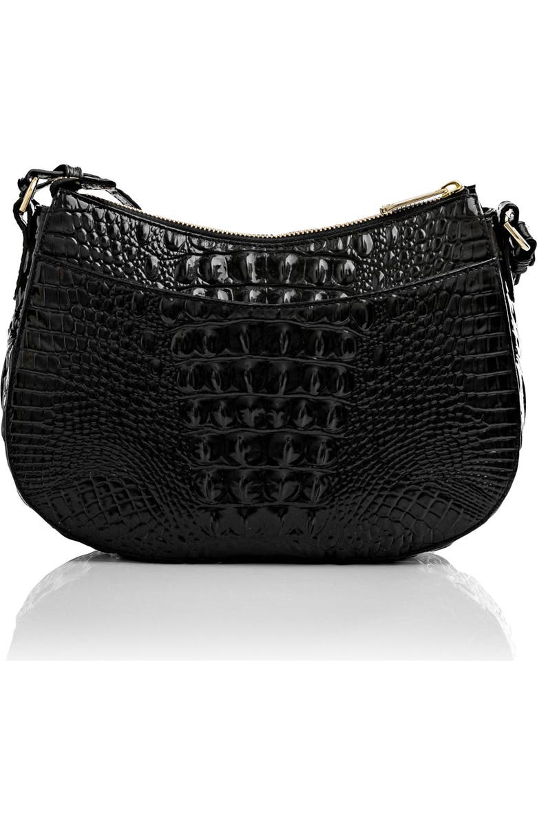 Brahmin Shayna Croc Embossed Leather Crossbody Bag, Alternate, color,