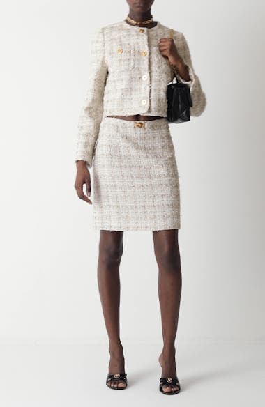 Versace Fancy Metallic Tweed Jacket | Nordstrom