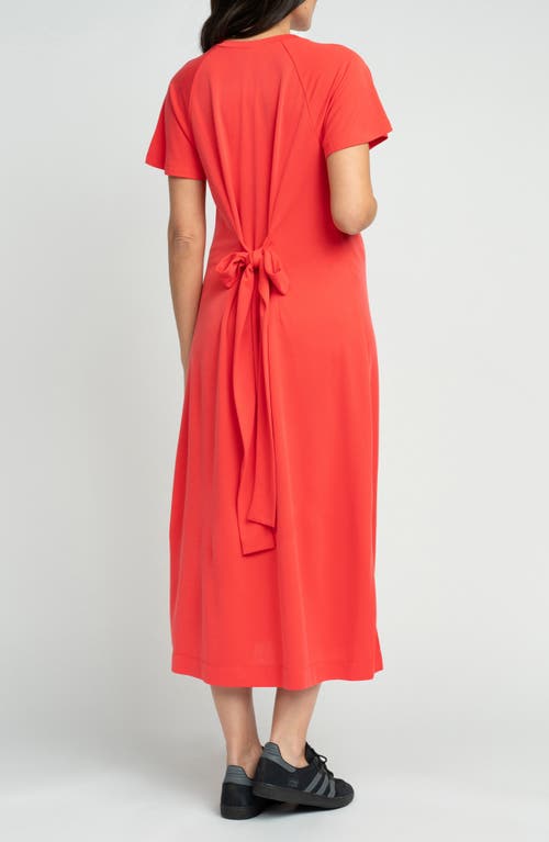 Shop Seraphine Maternity T-shirt Dress In Coral