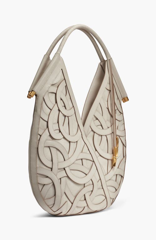 Shop Donna Karan New York Baldwin Woven Floral Shoulder