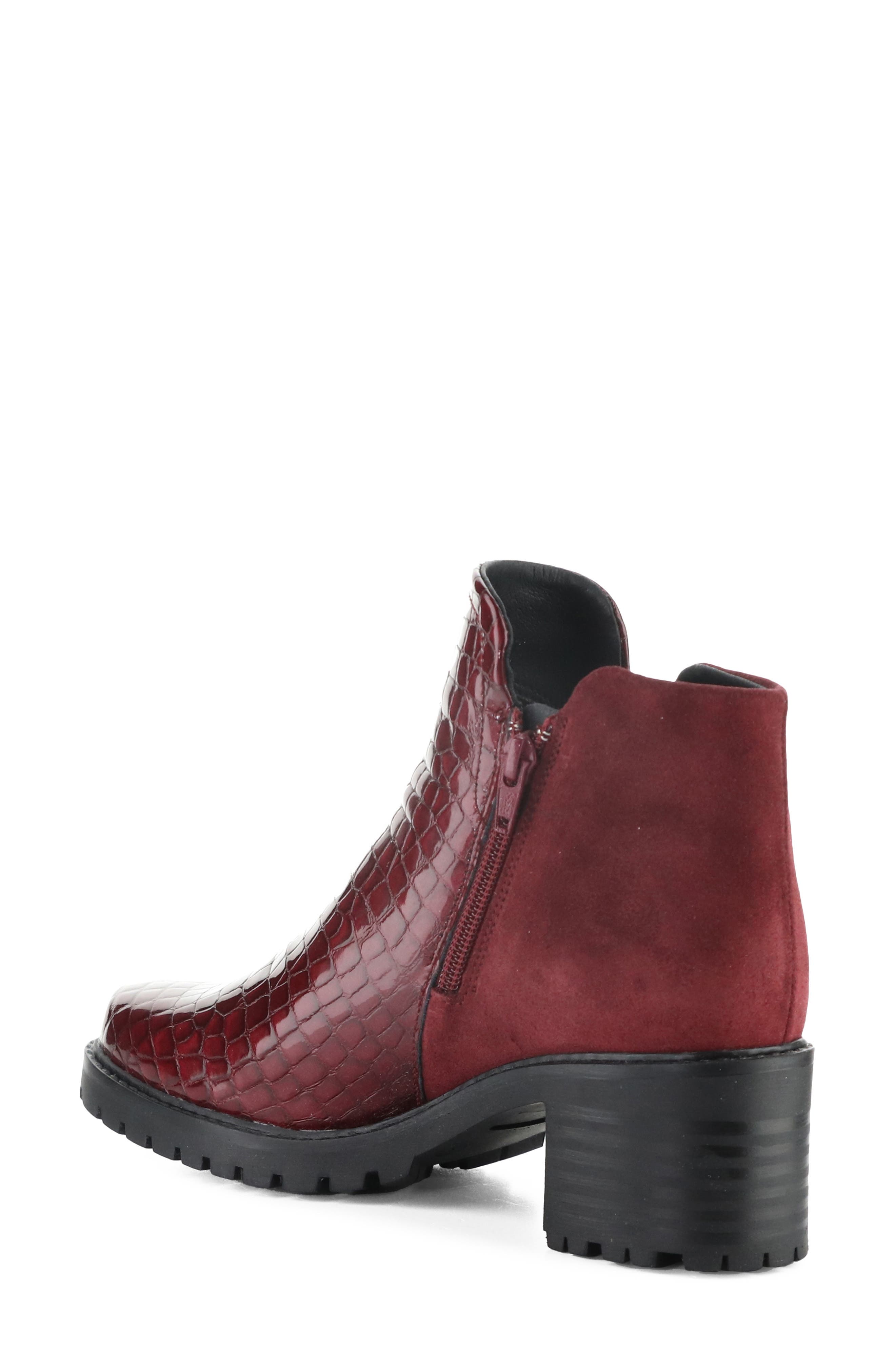 Inara Bootie, Alternate, color, RED/ SANGRIA