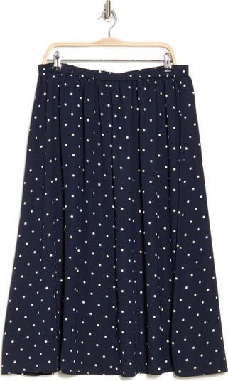 Pull-On Midi Skirt