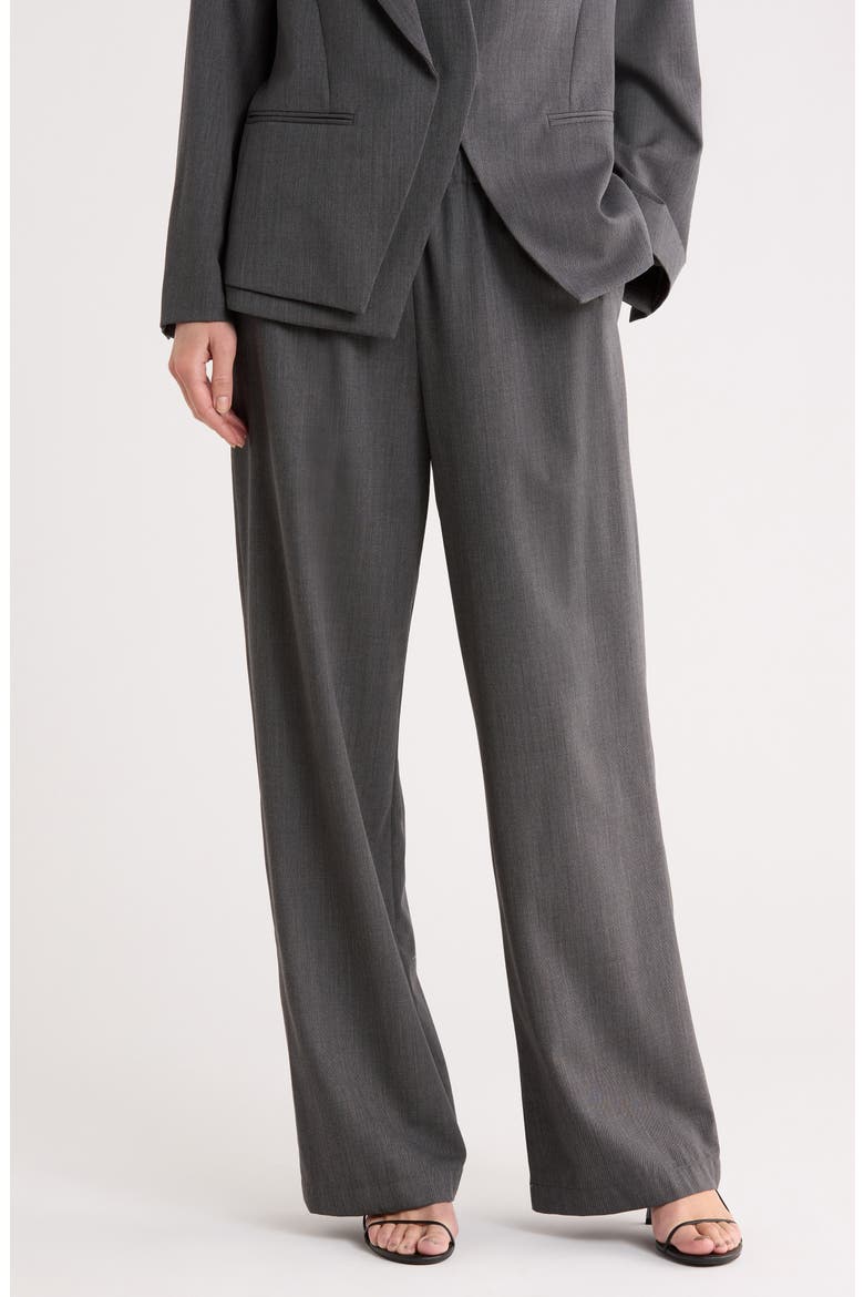 Jillian Stretch Wool Sweatpants, Main, color, MEDIUM HEATHER GREY