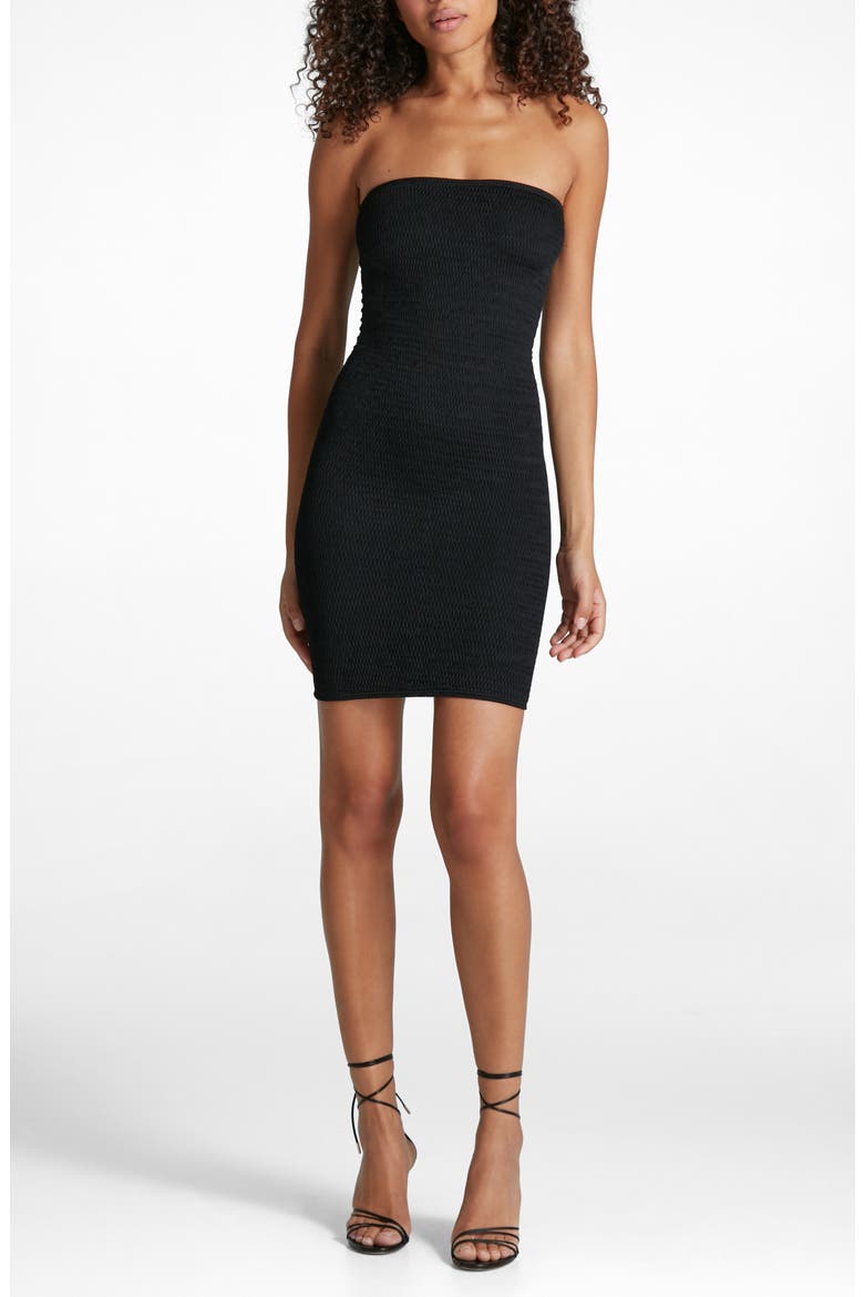 Tube Knit Skirt Dress, Main, color, BLACK