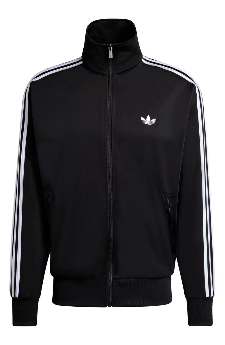 adidas Firebird Recycled Polyester Track Jacket, Alternate, color, Black