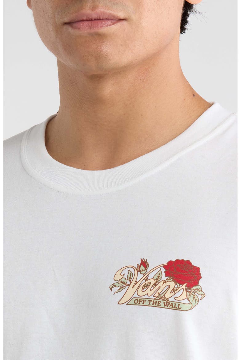 Old Skool Bloom Cotton Graphic T-Shirt, Alternate, color, WHITE