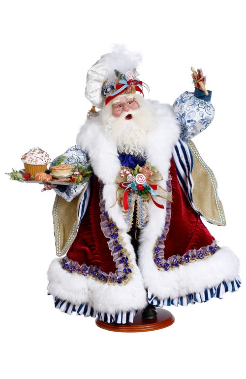 Mark Roberts Baker Santa In Multi