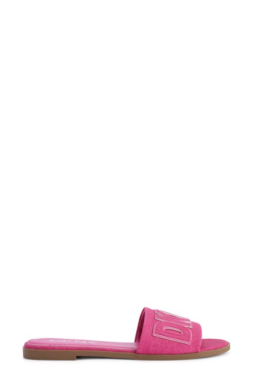 Dkny Willow Slide Sandal In Shockng Pnk