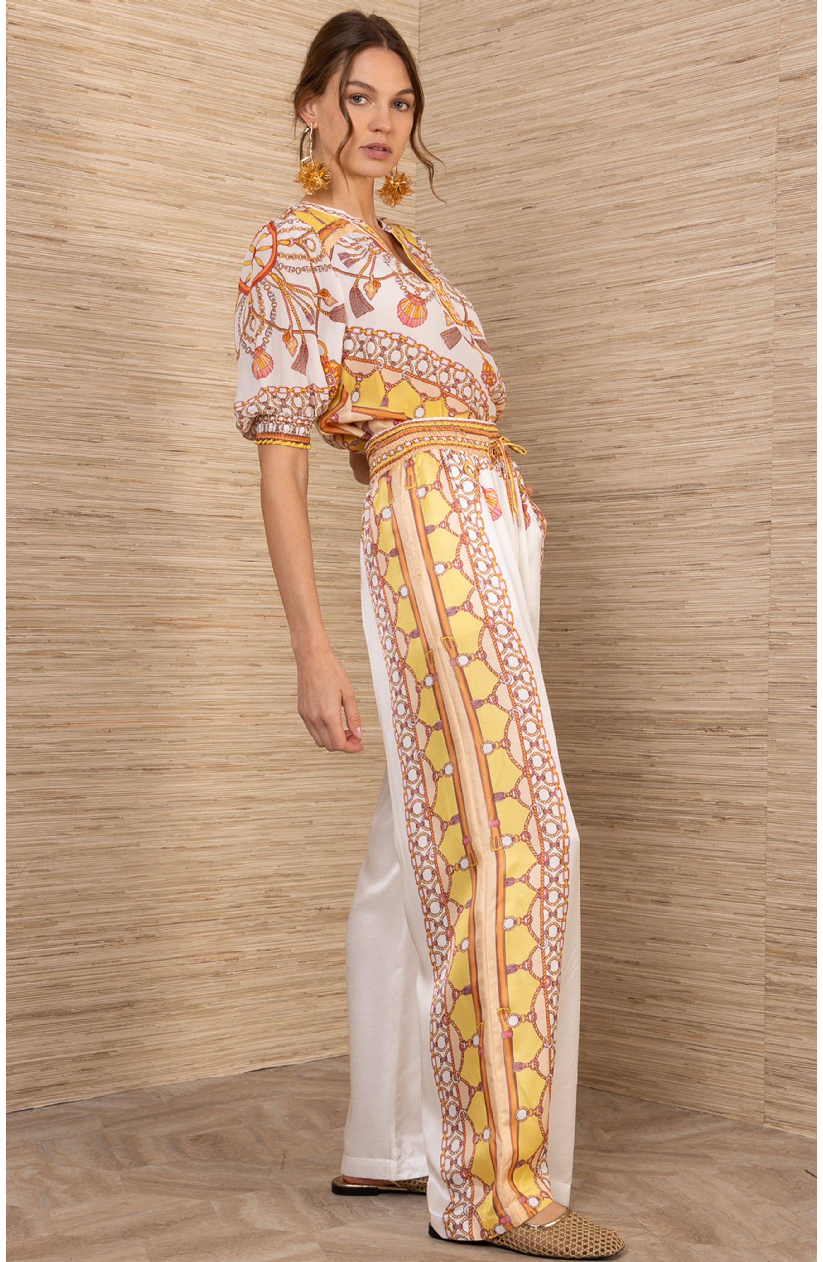 Danica Silk Charmeuse Pant - image 2