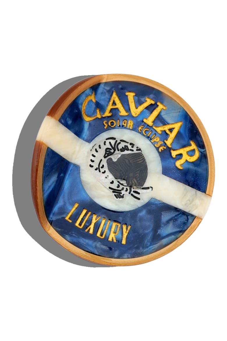 Caviar Claw Clip, Main, color, BLUE