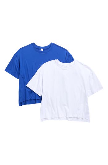 90 Degree By Reflex Echo 2-pack Supersoft High-low Boxy T-shirts
