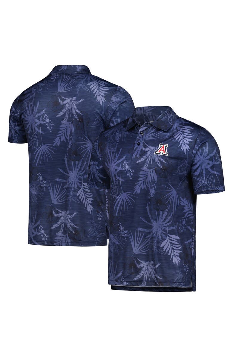 COLOSSEUM Men's Colosseum Navy Arizona Wildcats Palms Team Polo, Main, color, Navy