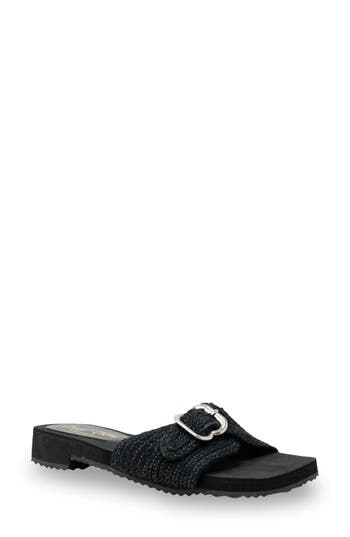 CHASE & CHLOE CHASE AND CHLOE BUCKLE SLIDE SANDAL