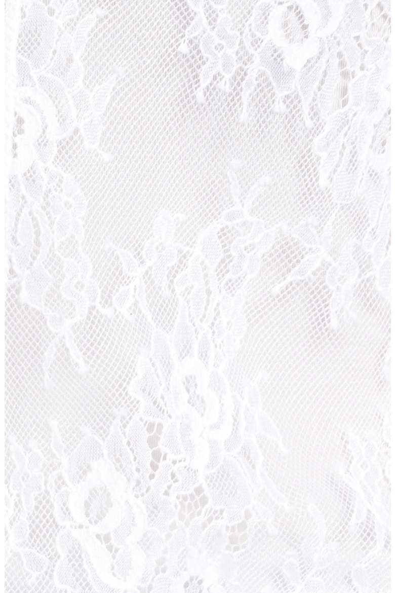 Sheer Lace Top, Alternate, color, WHITE