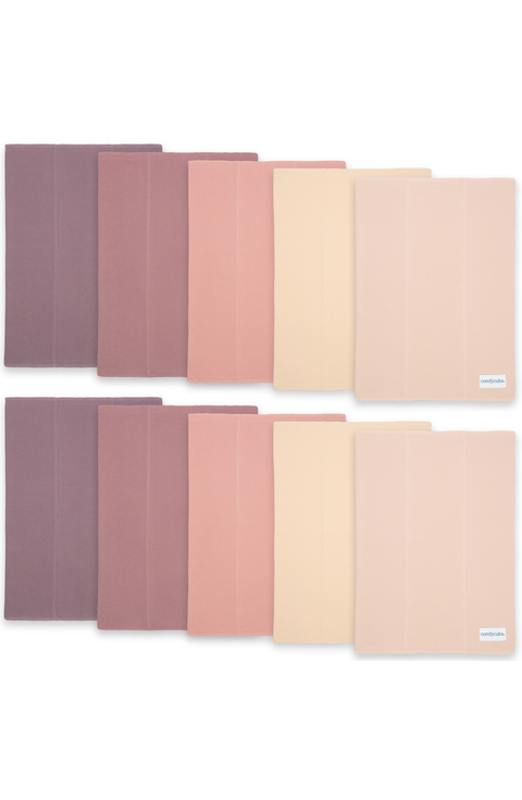 Cotton Burp Cloths - Pack of 10