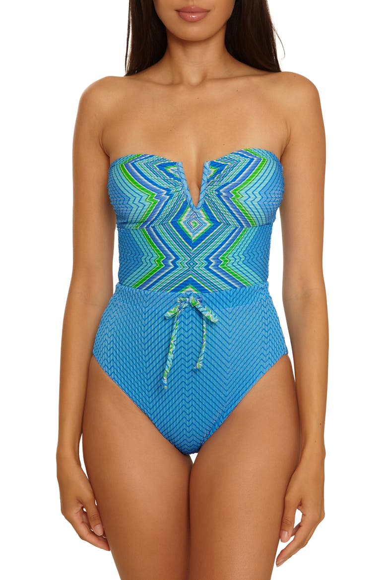Sunrise One-Piece Swimsuit, Main, color, MULTI