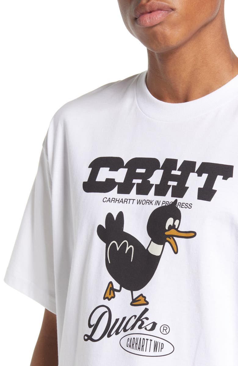 Carhartt Work In Progress Men's CRHT Ducks Organic Cotton Graphic Tee, Alternate, color,