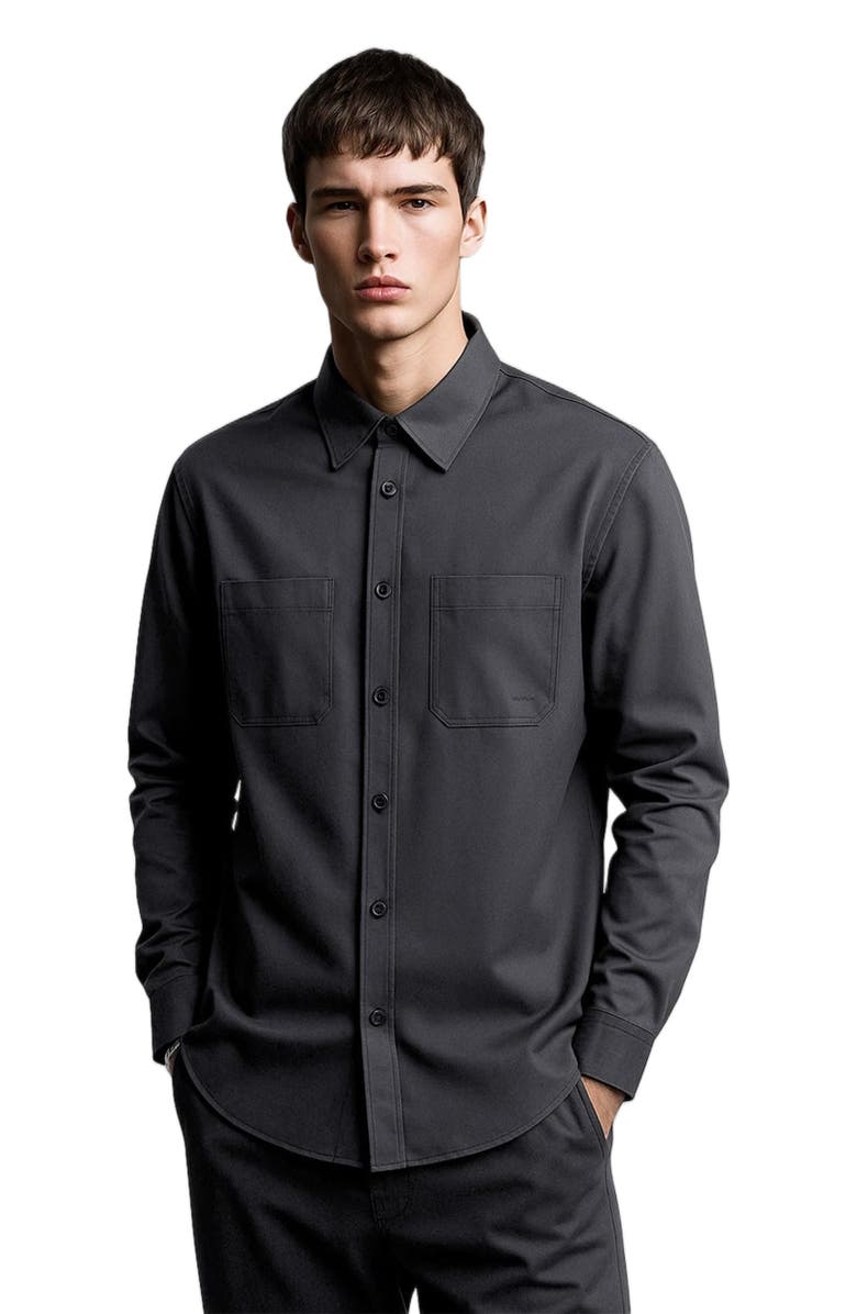 Blvck Classic Shirt, Main, color, Grey