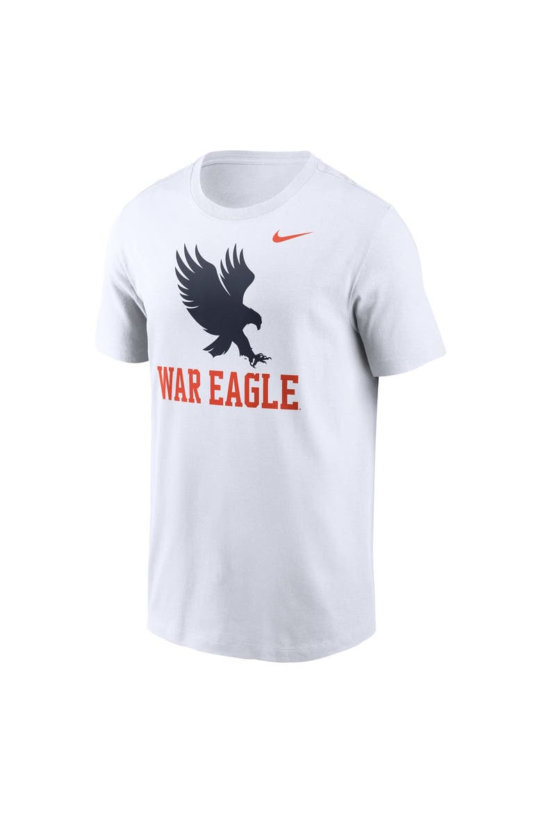 Men's Nike  White Auburn Tigers Primetime Logo Mantra T-Shirt, Alternate, color, White