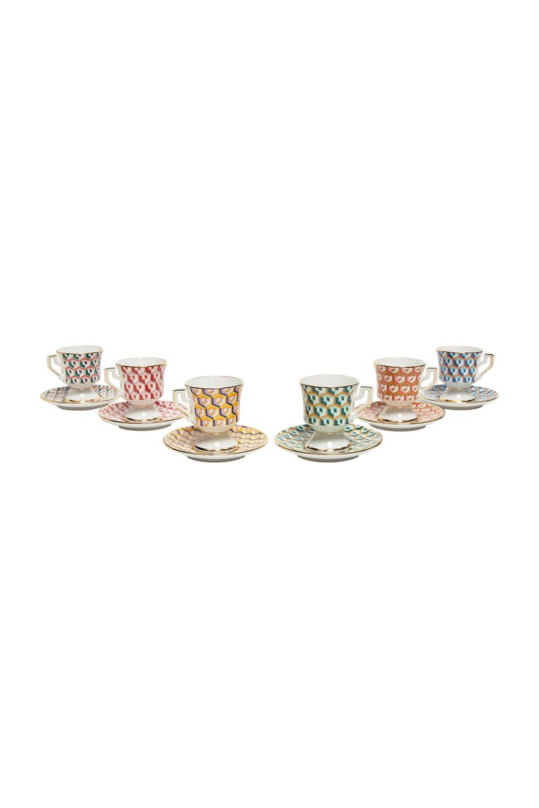 Espresso Cup Set Of 6 Cubi Mix, Main, color, Cubi Mix