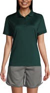 Lands' End School Uniform Young  Short Sleeve Rapid Dry Polo Shirt