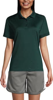 Lands' End School Uniform Young  Short Sleeve Rapid Dry Polo Shirt