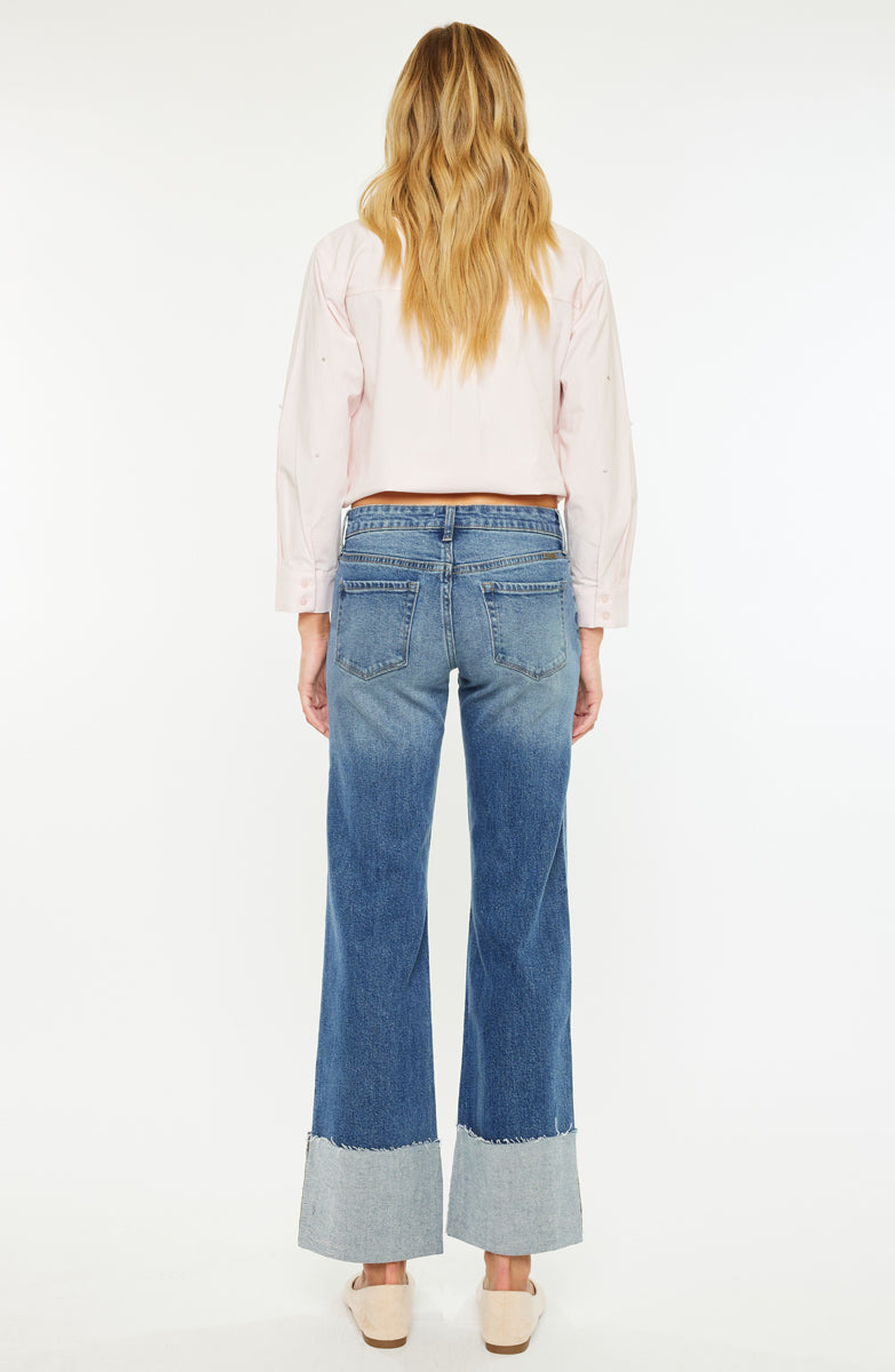 Sierra Mid Rise Wide Leg Jeans - image 2