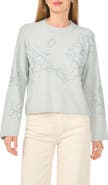 Parker Floral Embroidered Crewneck Sweater