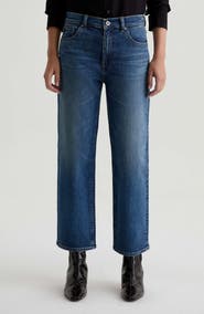 AG Brinley Mid Rise Straight Leg Jeans