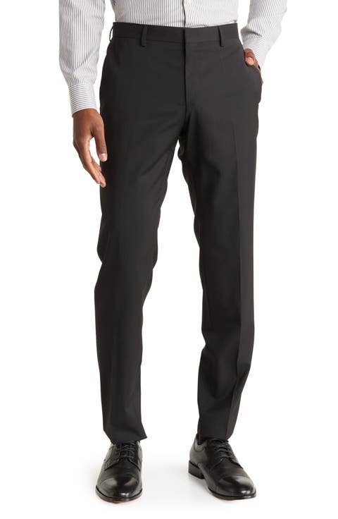 Zanella Parker Classic Wool Sharkskin Dress Pants | Nordstrom