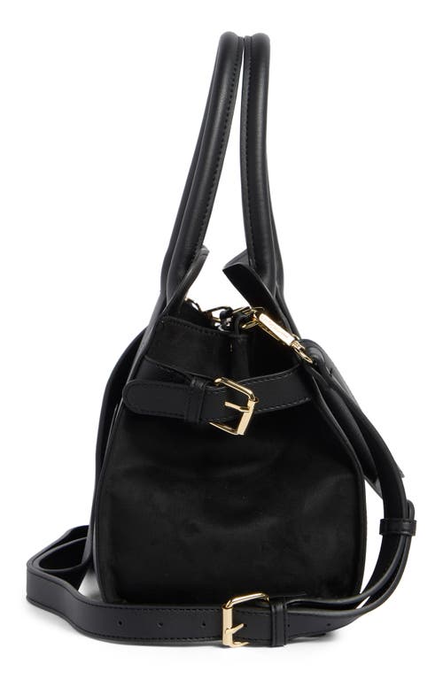 Nanette Lepore Quentin East/west Triple Section Satchel Bag In Black