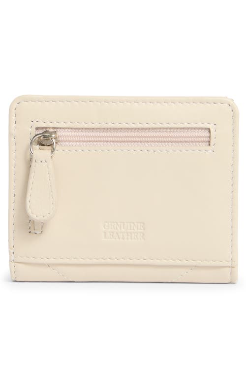 Mundi Small Leather Goods Quilted Bifold Wallet In Brown