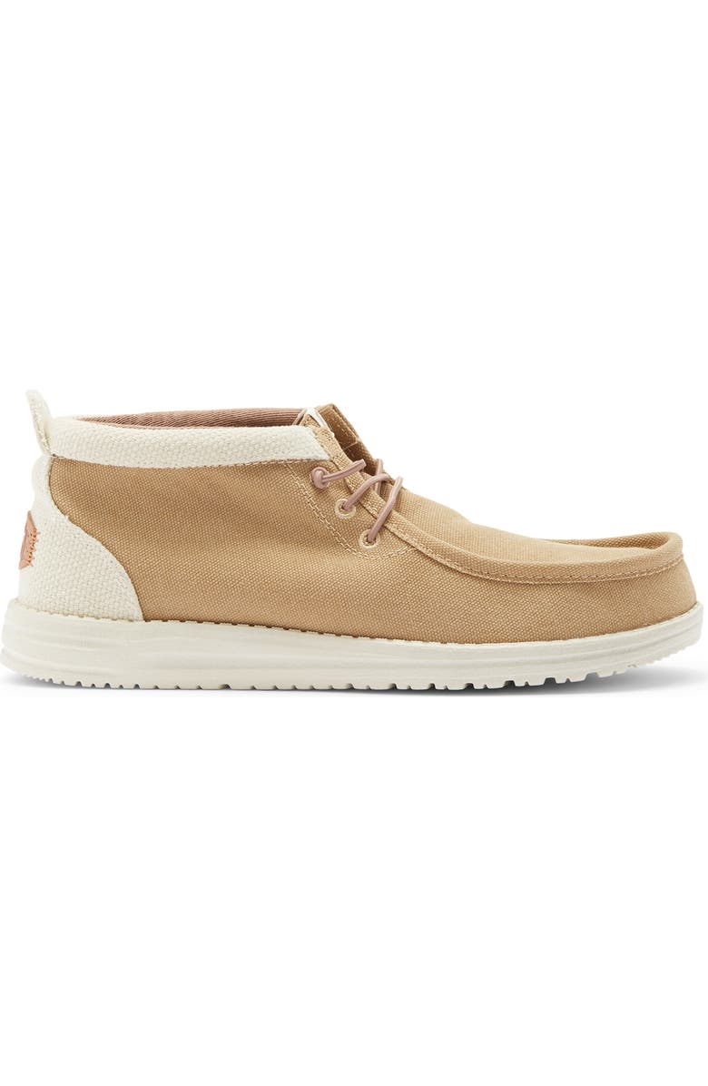 Hey Dude Wally Mid Chukka Boot, Alternate, color, Tan White